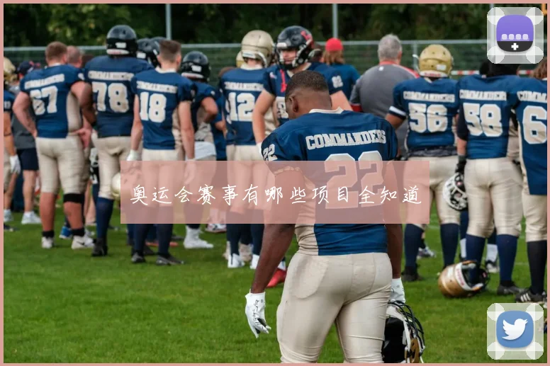 奥运会赛事有哪些项目全知道